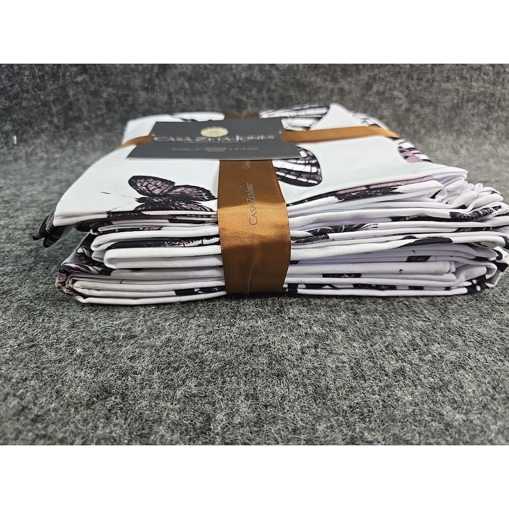 Casa Zeta-Jones "60 × 102" Tablecloth & (10) "18 x 18" Napkin Set Butterfly - Picture 2 of 5
